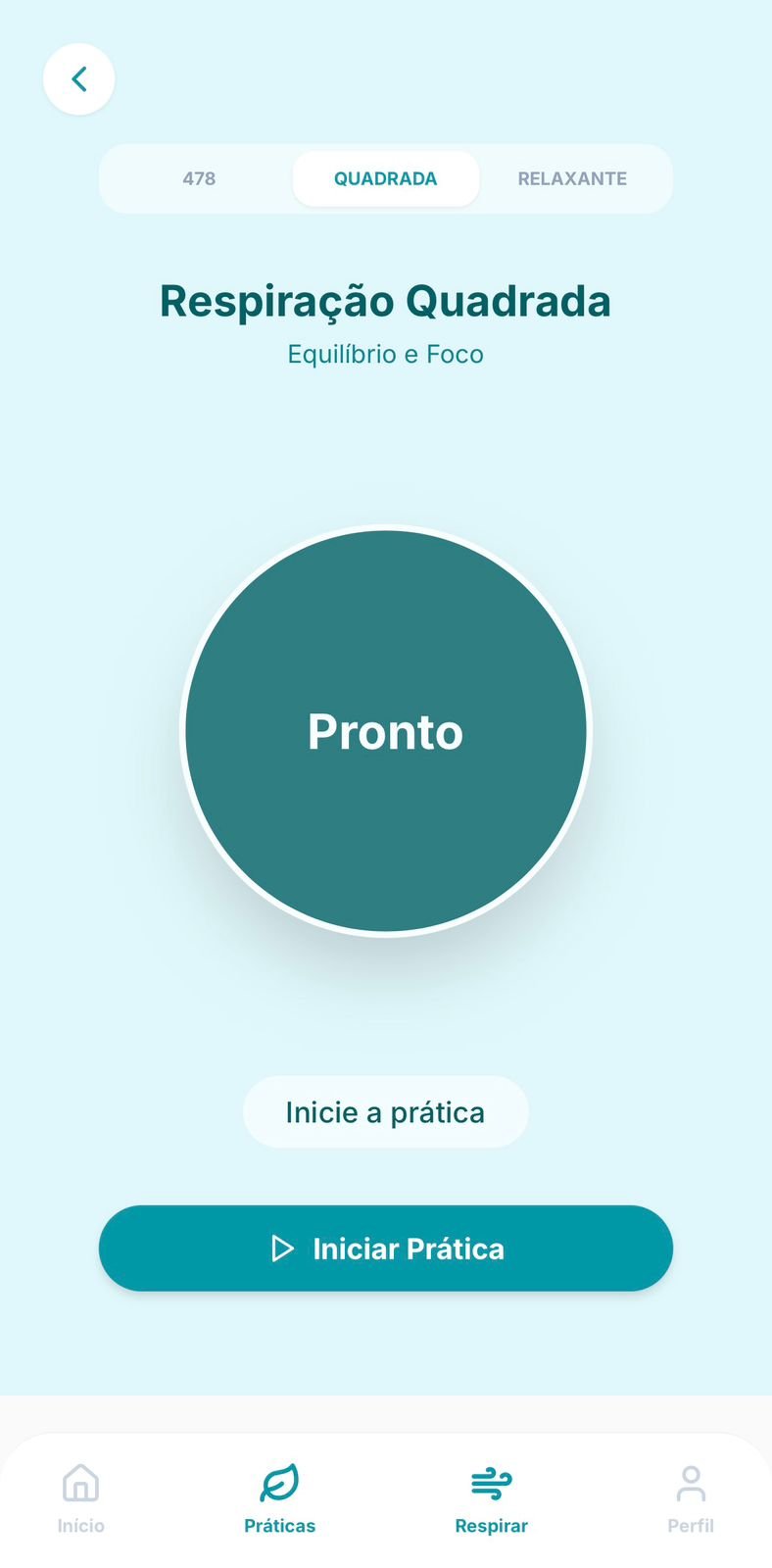App Psicoinspire Respiração